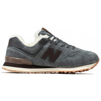 Кроссовки New Balance 574 Dark Grey Brown Winter